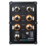 PLANET IGS-604HPT-M12 switch di rete Gestito L2+ Supporto Power over Ethernet (PoE) Nero (IGS-604HPT-M12)