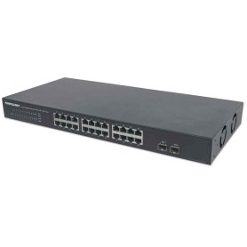 Intellinet 561044 switch di rete Non gestito L2 Gigabit Ethernet (10/100/1000) 1U Nero (561044)