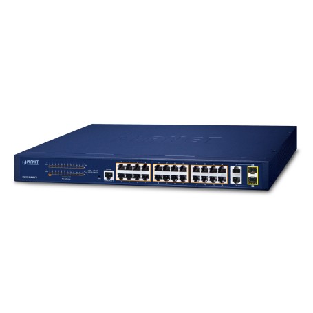 PLANET FGSW-2624HPS switch di rete Gestito L2/L4 Gigabit Ethernet (10/100/1000) Supporto Power over Ethernet (PoE (FGSW-2624HPS)