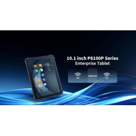 UROVO P8100P - 10" Tablet Android 13 GMS ZBR 2D-Scanner 4GB/64GB Octa-Core computer palmare 25,4 cm (10") 1080 x 1080 Pixel Tou (P8100-QCHT4WNSEX0)