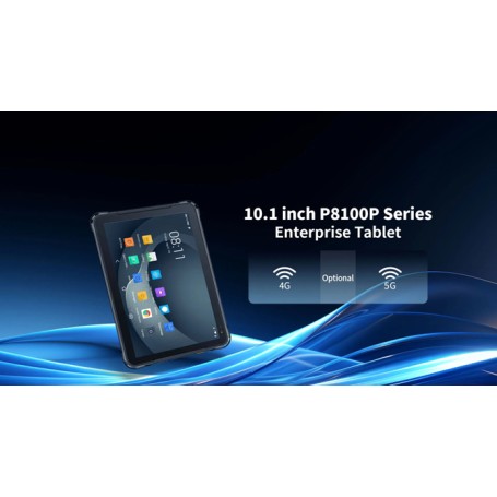 UROVO P8100P - 10" Tablet Android 13 GMS ZBR 2D-Scanner 4GB/64GB Octa-Core computer palmare 25,4 cm (10") 1080 x 1080 Pixel Tou (P8100-QCHT4WNSEX0)