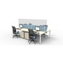 ITB PANP5012 pannello per la privacy da scrivania Trasparente (PANP5012)
