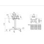Multibrackets 5378 Supporto per display espositivi 139,7 cm (55") Argento (MB5378)