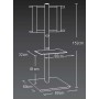 ITB Handy Maxi 121,9 cm (48") Nero, Bianco (OM0253)