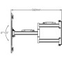 Multibrackets 2623 Supporto per display espositivi 177,8 cm (70") Nero (MB2623)