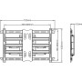 Multibrackets 2623 Supporto per display espositivi 177,8 cm (70") Nero (MB2623)
