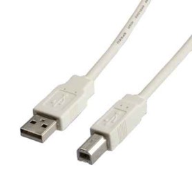 ITB USB 2.0 A/B M/M 0.8m cavo USB 0,8 m USB A USB B Bianco (ROS3101)