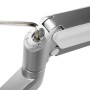 LogiLink BP0088 Supporti a parete per TV 81,3 cm (32") Scrivania Argento