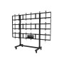 Peerless DS-C555-3X3 carrello e supporto multimediale Nero Carrello multimediale (DS-C555-3X3)