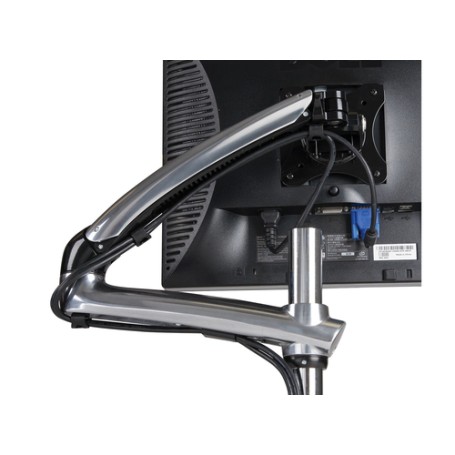 Peerless LCT620A-G Supporti a parete per TV 73,7 cm (29") Scrivania Nero, Argento