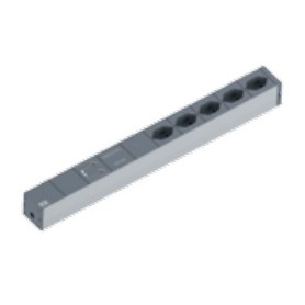 Bachmann 19" IT Basic unità di distribuzione dell'energia (PDU) 5 presa(e) AC 1U (800.1265)