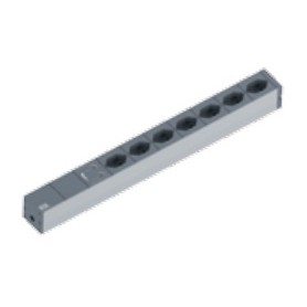 Bachmann 19" IT Basic unità di distribuzione dell'energia (PDU) 7 presa(e) AC 1U (800.1260)