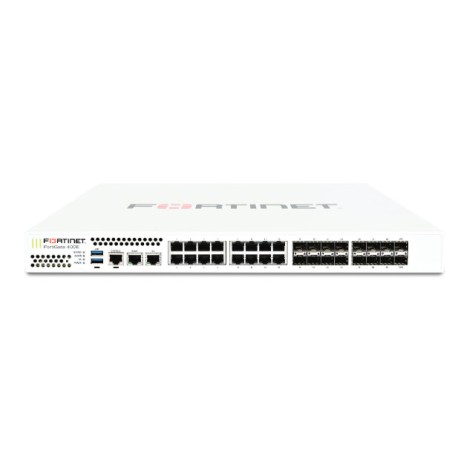 Fortinet FortiGate 400E firewall (hardware) 1U 24 Gbit/s (FG-400E-BYPASS-BDL-950-12)