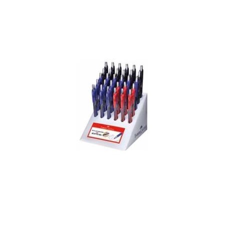 Faber-Castell 143930 penna gel Penna in gel retrattile Nero, Blu, Rosso 30 pz (143930)