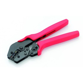 Cimco 104206 strumento di compressione del cavo Nero, Rosso Plastica, Acciaio