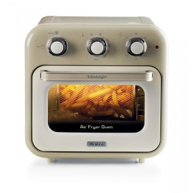 Ariete 4632 Friggitrice ad aria e forno Vintage, 1400W, 2in1, Capacità 16L, Accessori inclusi, Timer 60 minuti, Doppio vetro, B (ARI-4632)
