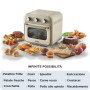 Ariete 4632 Friggitrice ad aria e forno Vintage, 1400W, 2in1, Capacità 16L, Accessori inclusi, Timer 60 minuti, Doppio vetro, B (ARI-4632)