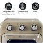 Ariete 4632 Friggitrice ad aria e forno Vintage, 1400W, 2in1, Capacità 16L, Accessori inclusi, Timer 60 minuti, Doppio vetro, B (ARI-4632)