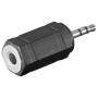 Goobay 11897 adattatore per inversione del genere dei cavi 2.5 mm 3.5 mm Nero (ABAV108)