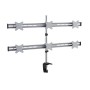 Sopar 23271 supporto da tavolo per Tv a schermo piatto 58,4 cm (23") Morsa Nero, Argento (8MN23271)
