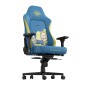 noblechairs NBL-HRO-PU-FVT sedia per videogioco Sedia da gaming per PC Seduta imbottita Blu, Giallo