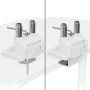 Arozzi AZ-ALZARE-NEO-DUO-WT Supporti a parete per TV 81,3 cm (32") Scrivania Bianco