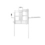Multibrackets 1169 Supporto per display espositivi 2,79 m (110") Bianco (MB1169)