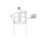 Multibrackets 1169 Supporto per display espositivi 2,79 m (110") Bianco (MB1169)
