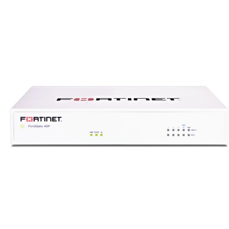 Fortinet FortiWiFi 40F firewall (hardware) Desktop 5 Gbit/s (FWF-40F-E-BDL-950-60)