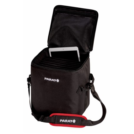 Parat TB10 27,9 cm (11") Borsa da corriere Nero, Rosso (5990861991)