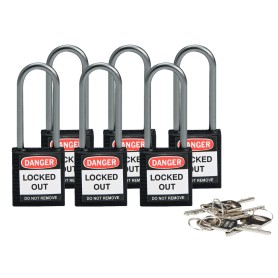 Brady 814135 lucchetto Lucchetto convenzionale 6 pz