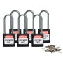 Brady 814135 lucchetto Lucchetto convenzionale 6 pz