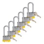 Brady 814107 lucchetto Lucchetto convenzionale 6 pz