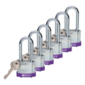 Brady 814111 lucchetto Lucchetto convenzionale 6 pz