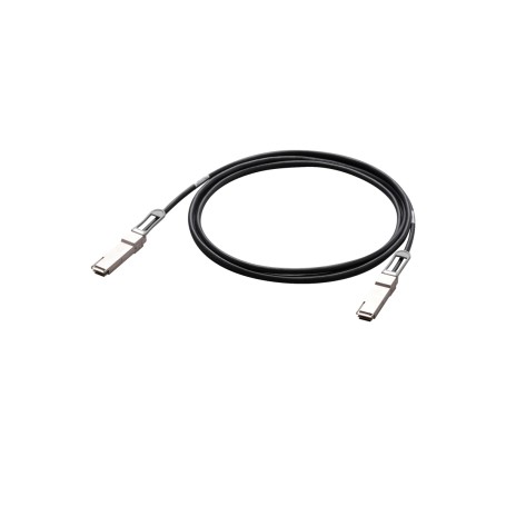 Allied Telesis AT-QSFP28-3CU cavo InfiniBand 3 m Nero, Acciaio inossidabile (AT-QSFP28-3CU)