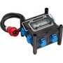 Brennenstuhl 1153690600 prolunghe e multiple 2 m 7 presa(e) AC Esterno Nero, Blu