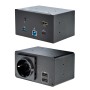 StarTech.com Scatola di connettività multipresa per tavolo conferenze con docking station per laptop e moduli di alimentazione (KITBXDOCKPEU)