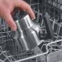 Severin SM 3579 montalatte e scaldalatte Montalatte elettrico portatile Nero, Acciaio spazzolato, Argento