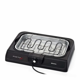 Ariete 723 Party Grill - barbecue elettrico. Potenza 2000W. Cottura lenta e rapida. Per carne, verdura e pesce. Dotata di vassoi (ARI-723)