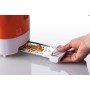 Ariete 159 Toastime - Tostapane con Pinze per 2 fette di pane - 9 Gradi di Doratura - 700 Watt - Bianco e Arancio (ARI-159)