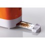Ariete 159 Toastime - Tostapane con Pinze per 2 fette di pane - 9 Gradi di Doratura - 700 Watt - Bianco e Arancio (ARI-159)