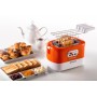 Ariete 159 Toastime - Tostapane con Pinze per 2 fette di pane - 9 Gradi di Doratura - 700 Watt - Bianco e Arancio (ARI-159)