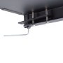 StarTech.com Porta tastiera per scrivania angolare/ a forma di L in acciaio, Vassoio per tastiera/mouse per scrivanie ad angolo  (DSKCRNRSLV)