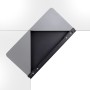 StarTech.com Porta tastiera per scrivania angolare/ a forma di L in acciaio, Vassoio per tastiera/mouse per scrivanie ad angolo  (DSKCRNRSLV)