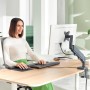 Leitz 64890089 Supporti a parete per TV 81,3 cm (32") Scrivania Grigio
