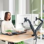 Leitz 65370089 Supporti a parete per TV 81,3 cm (32") Scrivania Grigio