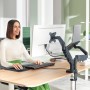 Leitz 65380089 Supporti a parete per TV 81,3 cm (32") Scrivania Grigio scuro