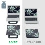 Leitz 63460089 supporto per laptop Braccio per computer portatile e tablet Grigio scuro 43,2 cm (17")