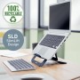 Leitz 63460089 supporto per laptop Braccio per computer portatile e tablet Grigio scuro 43,2 cm (17")
