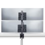StarTech.com Supporto da scrivania per 2 monitor impilati verticalmente, doppio 49", capacità totale 32 kg, morsetto a C, siste (H2MPV-MONITOR-MOUNT)